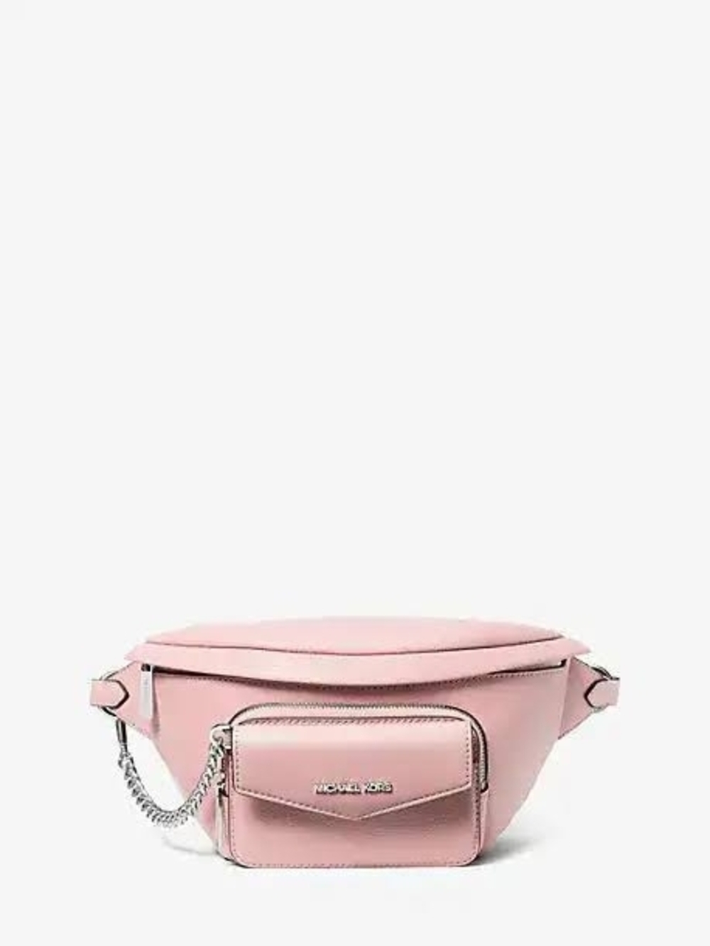 Michael Kors - Maisie Powder Blush / Large  Leather 2-in-1 Waistbelt